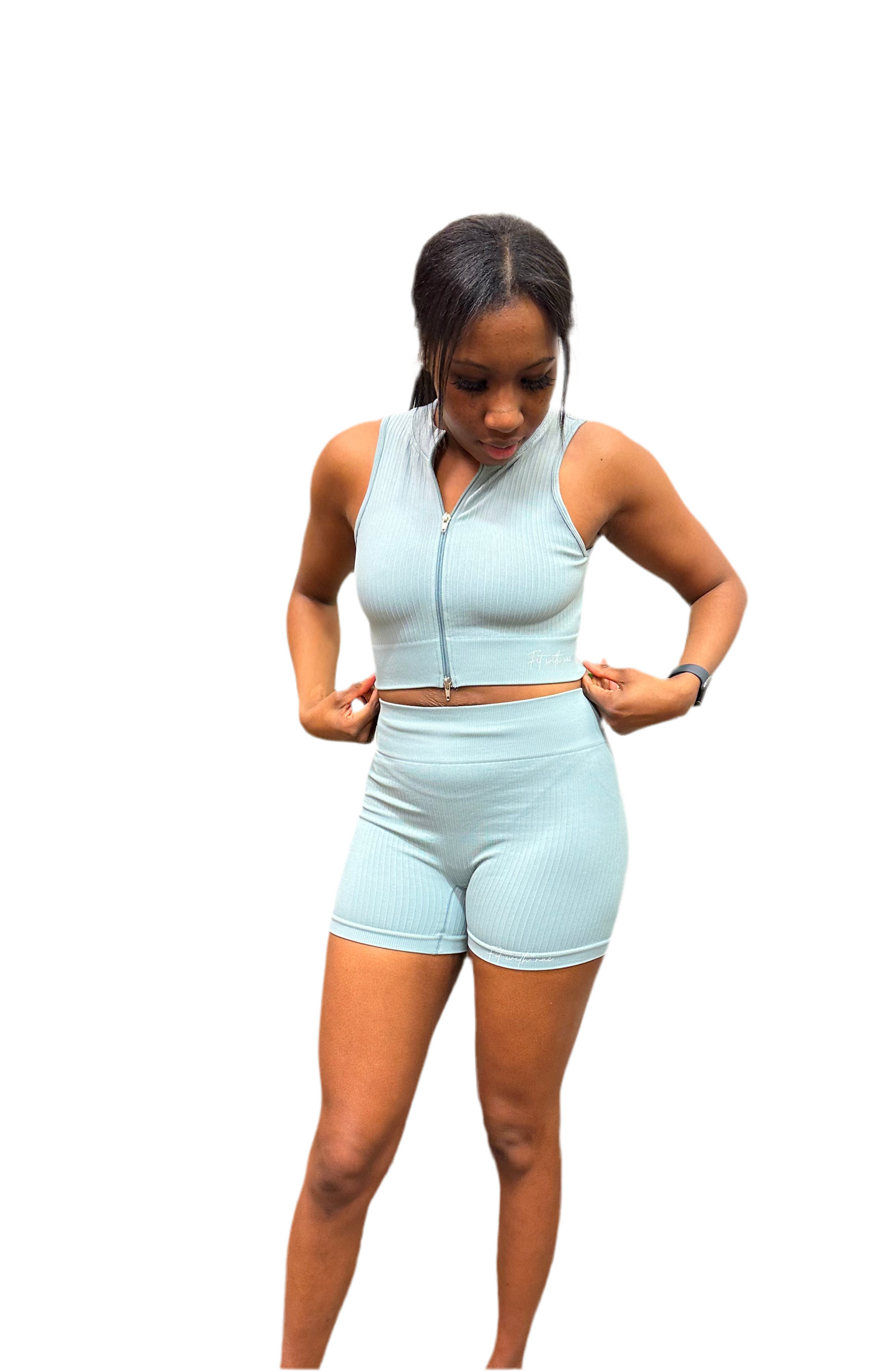 Autumn Blue Sleeveless Top