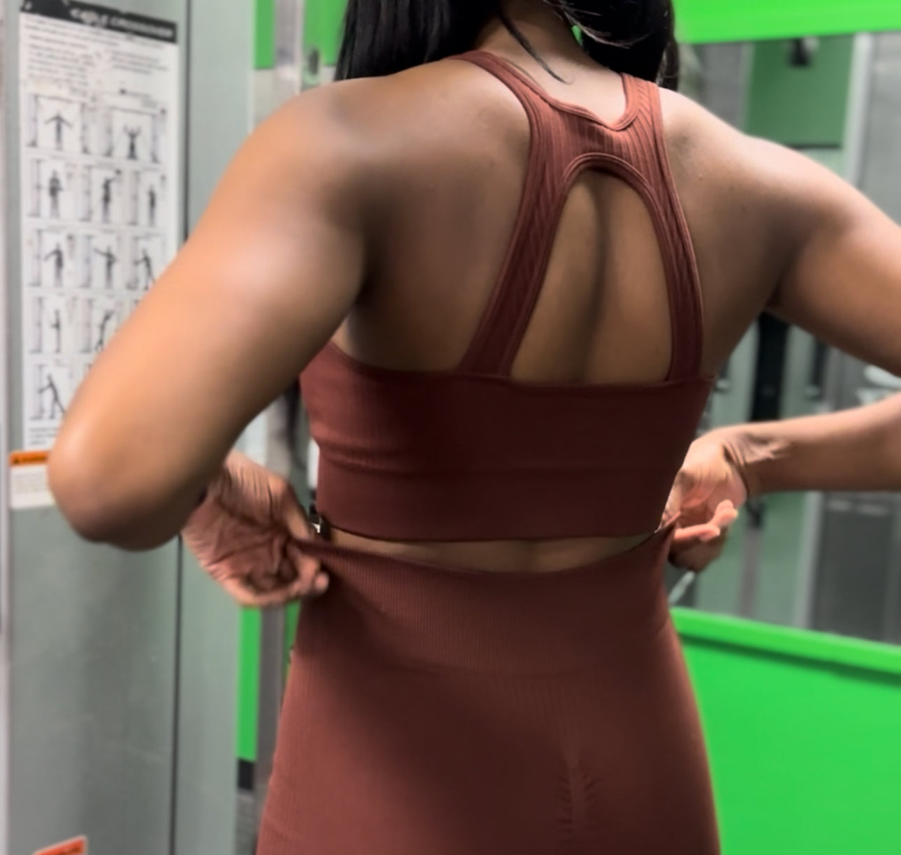 Coffee Sports Bra