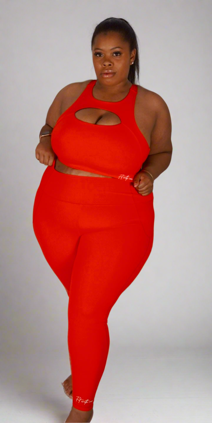 Candy Apple Leggings: Plus & Curvy