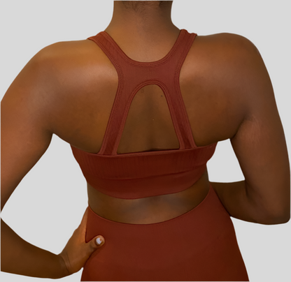 Coffee Sports Bra