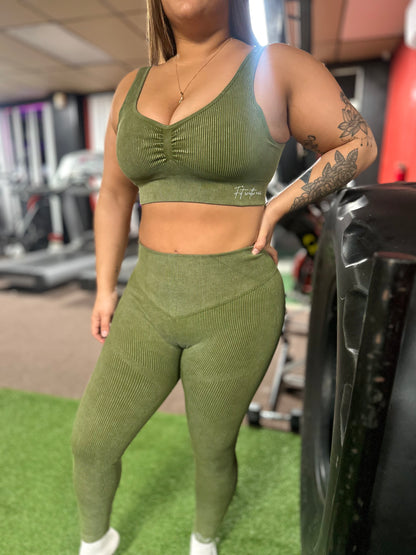 Forest Green Sports Bra