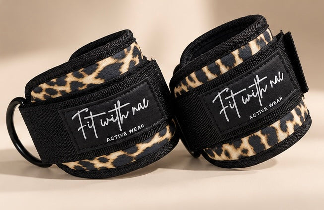 Fitwithnae® Leopard Ankle Straps