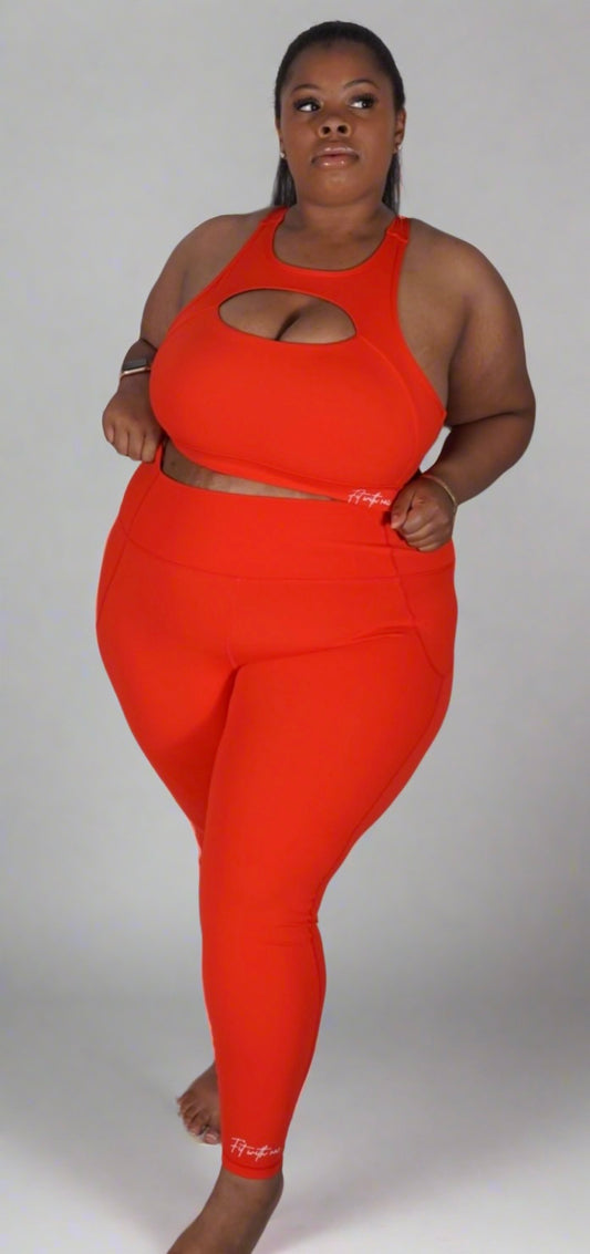 Candy Apple Leggings: Plus Size (2X-3X)