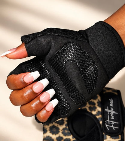 Fitwithnae® Leopard Lifting Gloves