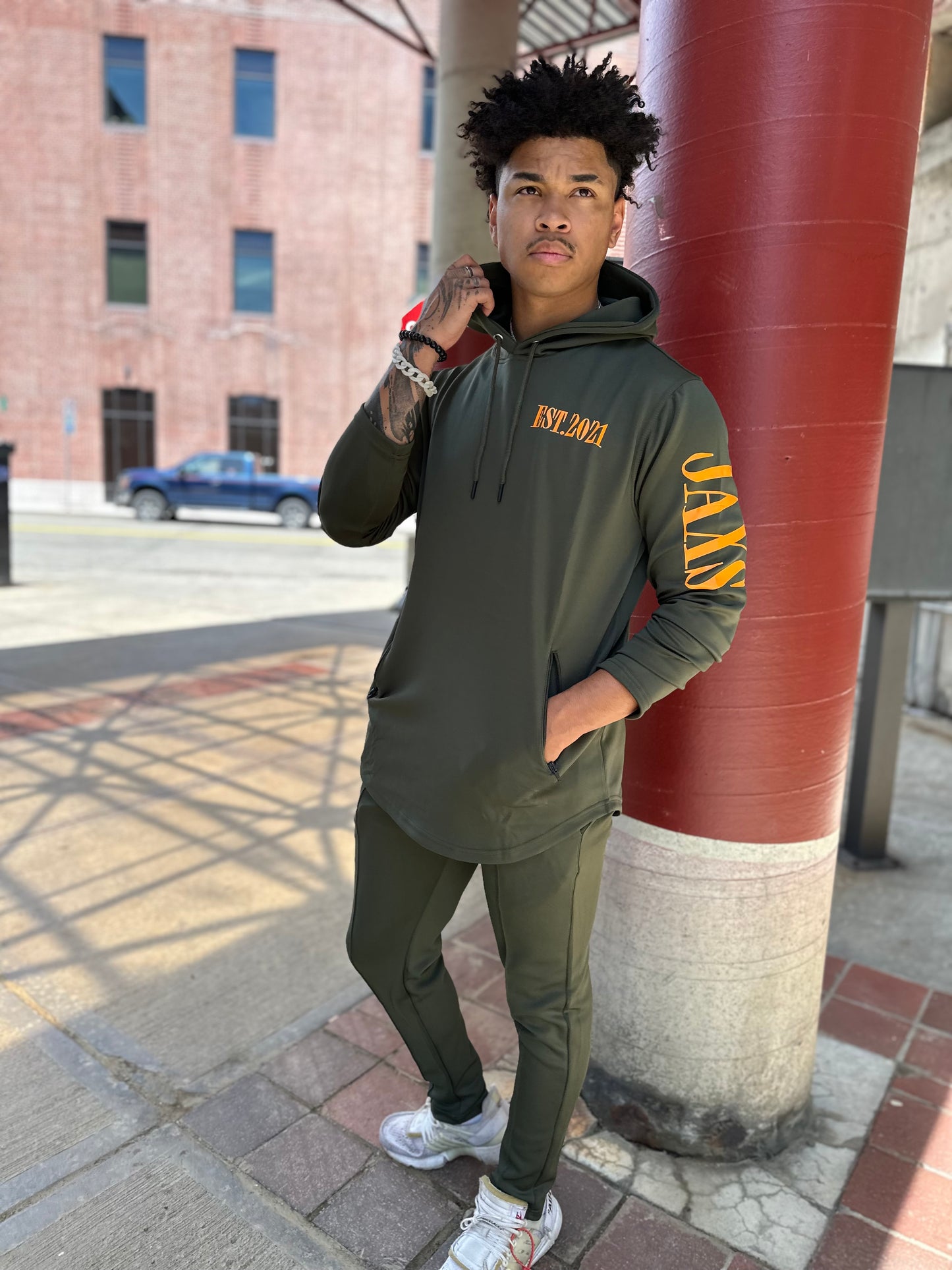 Athletic Pull Over Hoodie